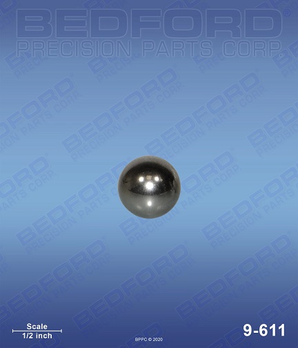 Bedford 9-611 is Binks/ DeVilbiss 20-2630 Ball aftermarket replacement